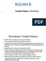 Materi hukum pidana tentang poging