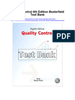 Quality Control 8Th Edition Besterfield Test Bank Full Chapter PDF