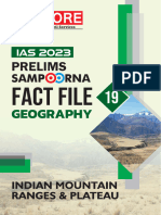 GEO Indian Mountain Ranges and Plateau