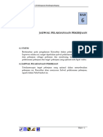 BAB 6. JADWAL PELAKSANAAN PEKERJAAN - Jragung