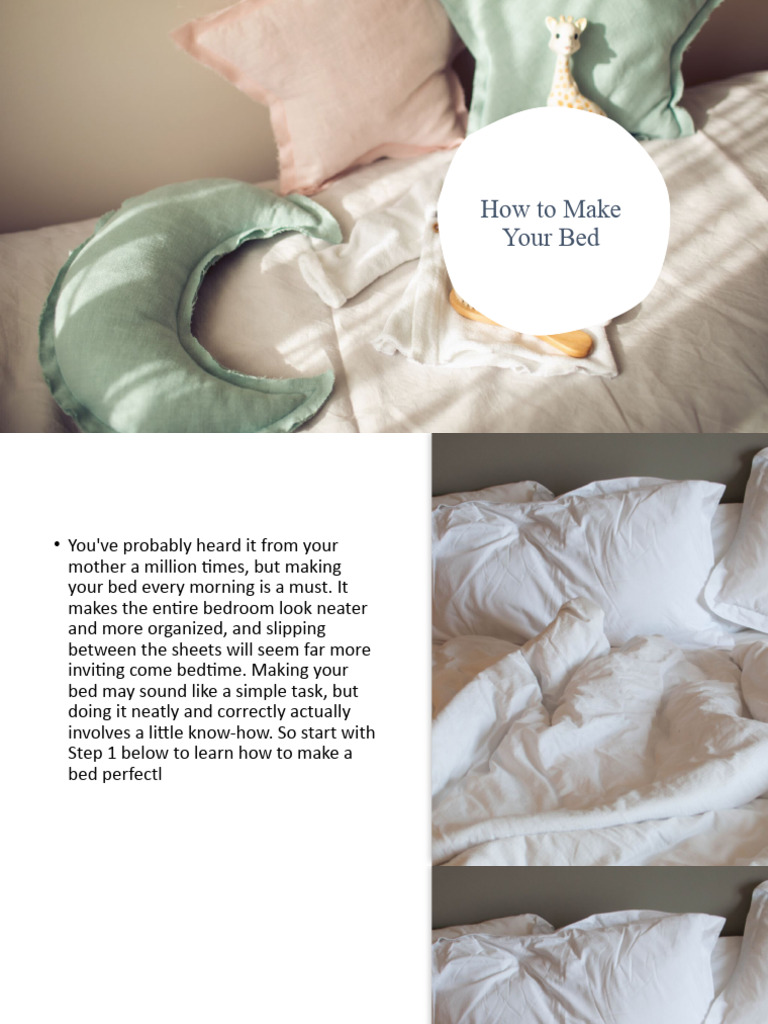 How to Make Your Bed PDF