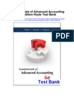 Fundamentals of Advanced Accounting 6Th Edition Hoyle Test Bank Full Chapter PDF