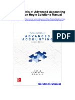 Download Fundamentals Of Advanced Accounting 8Th Edition Hoyle Solutions Manual full chapter pdf