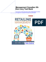 Retailing Management Canadian 5Th Edition Levy Test Bank Full Chapter PDF