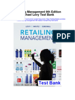 Download Retailing Management 9Th Edition Michael Levy Test Bank full chapter pdf