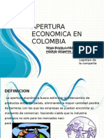 Apertura Economica en Colombia