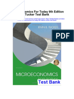 Microeconomics For Today 9Th Edition Tucker Test Bank Full Chapter PDF