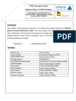 Yard Readiness Verification Check List BP2-YRV-002.