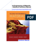 Science and Engineering of Materials 7Th Edition Askeland Solutions Manual Full Chapter PDF