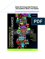 Fundamentals of Corporate Finance Australian 2Nd Edition Berk Test Bank Full Chapter PDF