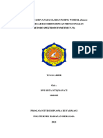 ANALISIS VITAMIN PADA OLAHAN PUDING WORTEL (Daucus Carota L) SEGAR DAN REBU