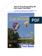 Fundamentals of Cost Accounting 5Th Edition Lanen Test Bank Full Chapter PDF