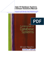 Fundamentals of Database Systems 6Th Edition Elmasri Solutions Manual Full Chapter PDF