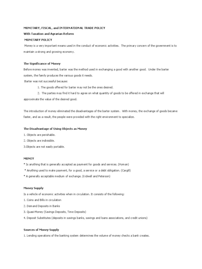 Understanding Monetary and Fiscal Policies | PDF | Measures Of National ...