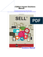 Sell 5Th Edition Ingram Solutions Manual Full Chapter PDF