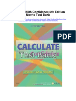 Ebook Calculate With Confidence 5Th Edition Morris Test Bank Full Chapter PDF