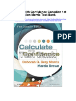 Ebook Calculate With Confidence Canadian 1St Edition Morris Test Bank Full Chapter PDF
