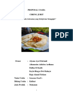 Proposal Usaha Cireng Kelompok 3