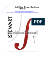 Ebook Calculus 7Th Edition Stewart Solutions Manual Full Chapter PDF