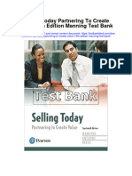 Selling Today Partnering To Create Value 14Th Edition Manning Test Bank Full Chapter PDF