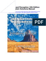 Sensation and Perception 10Th Edition Goldstein Solutions Manual Full Chapter PDF