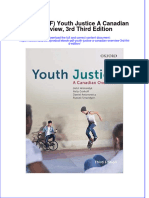 EBOOK Ebook PDF Youth Justice A Canadian Overview 3Rd Third Edition Download Full Chapter PDF Docx Kindle