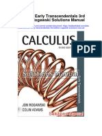 Download ebook Calculus Early Transcendentals 3Rd Edition Rogawski Solutions Manual full chapter pdf