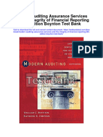 Modern Auditing Assurance Services and The Integrity of Financial Reporting 8Th Edition Boynton Test Bank Full Chapter PDF