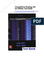 Modern Competitive Strategy 4Th Edition Walker Test Bank Full Chapter PDF