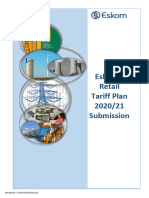 Eskom's 2020 - 21 Retail Tariff Plan (Public)