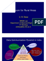 Telecom For Rural Areas: U. B. Desai