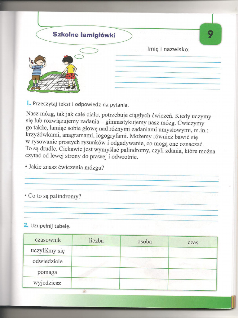 Gra W Kolory Klasa 3 Gra W Kolory Klasa 3, Spr. 9-14 | PDF