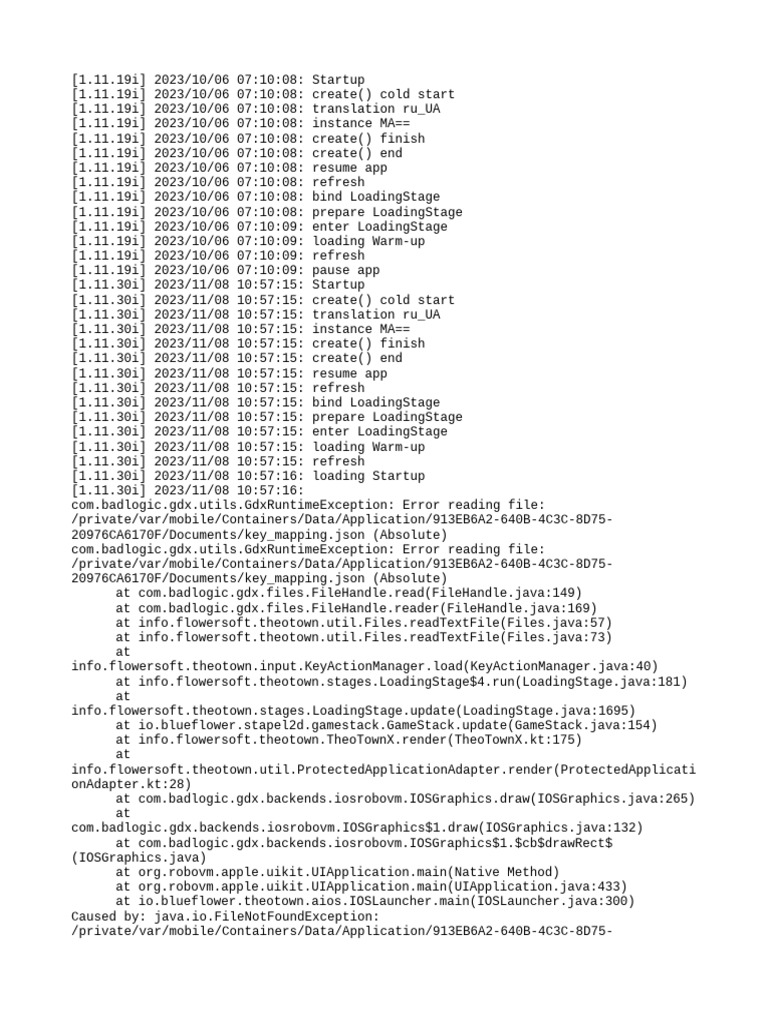 Log 1029392892020:300202929392 | PDF | Java (Programming Language ...
