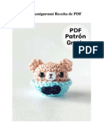 Oso Kawaii Amigurumi Receita de PDF Gratis