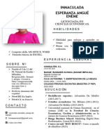 Curriculum VitAE 1 - 123156