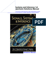 Signals Systems and Inference 1St Edition Oppenheim Solutions Manual Full Chapter PDF