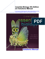 Ebook Campbell Essential Biology 5Th Edition Simon Solutions Manual Full Chapter PDF