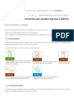 Productos Agroalimentarios Que Puedes Ingresar A México - Servicio Nacional de Sanidad, Inocuidad y Calidad Agroalimentaria - Gobierno - Gob - MX