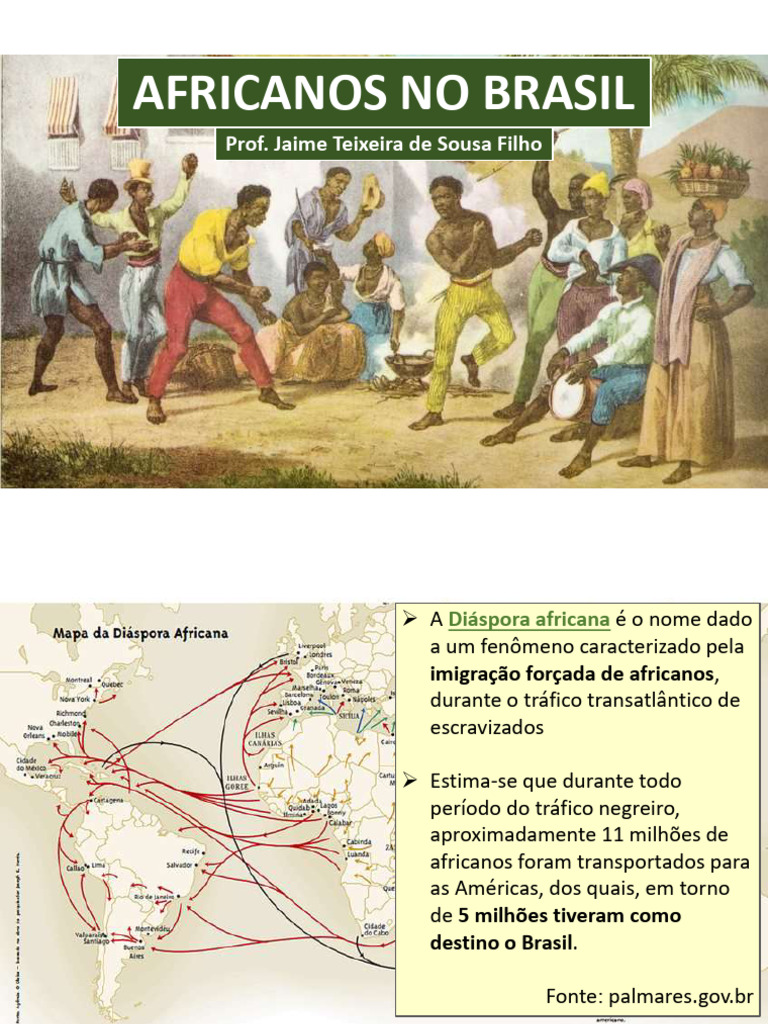 AULA - Africanos No Brasil PDF | PDF | História