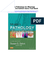 Download Mosbys Pathology For Massage Therapists 3Rd Edition Salvo Test Bank full chapter pdf