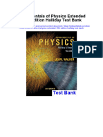 Fundamentals of Physics Extended 10Th Edition Halliday Test Bank Full Chapter PDF