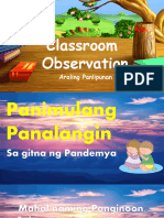 Classroom Observation: Araling Panlipunan