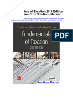 Fundamentals of Taxation 2017 Edition 10Th Edition Cruz Solutions Manual Full Chapter PDF