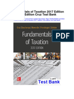 Fundamentals of Taxation 2017 Edition 10Th Edition Cruz Test Bank Full Chapter PDF
