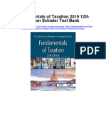 Fundamentals of Taxation 2019 12Th Edition Schisler Test Bank Full Chapter PDF