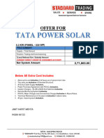 Tata Power Solar: Offer For