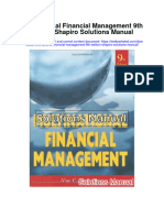 Multinational Financial Management 9Th Edition Shapiro Solutions Manual Full Chapter PDF
