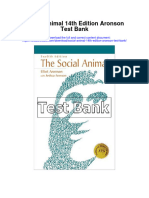 Social Animal 14Th Edition Aronson Test Bank Full Chapter PDF