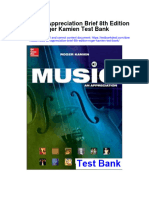 Music An Appreciation Brief 8Th Edition Roger Kamien Test Bank Full Chapter PDF