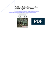 Ebook Canadian Politics Critical Approaches 8Th Edition Dyck Test Bank Full Chapter PDF